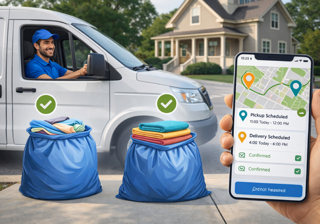 Automate Pickup & Delivery for Laundries