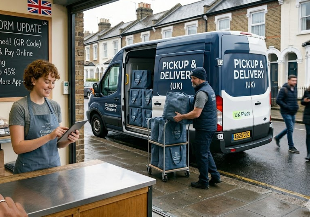 How Pickup & Delivery Services Are Changing Laundry Businesses in UK